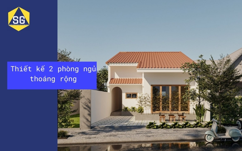 Nhà cấp 4 3 phòng ngủ 4x20