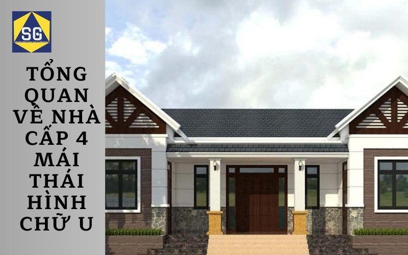 Nhà cấp 4 mái thái hình chữ u