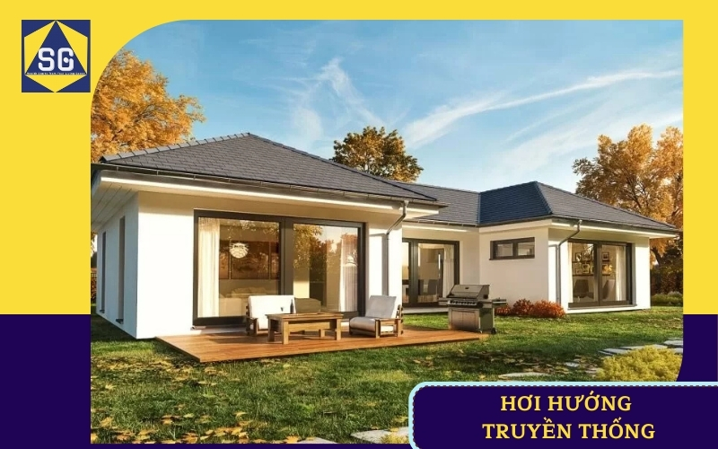Nhà cấp 4 mái thái hình chữ u