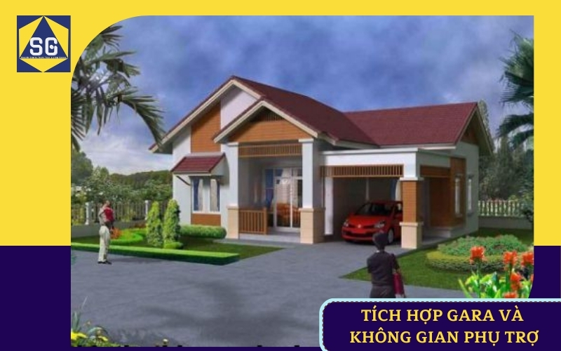 Nhà cấp 4 mái thái hình chữ u