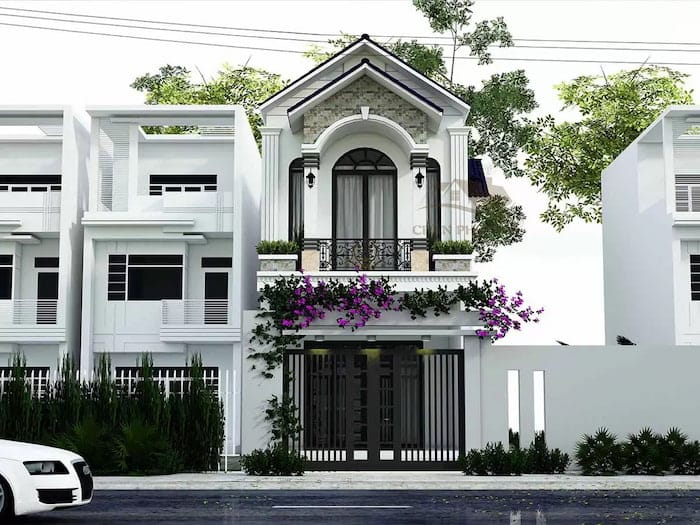 Thiết kế nhà 1 tầng mái thái