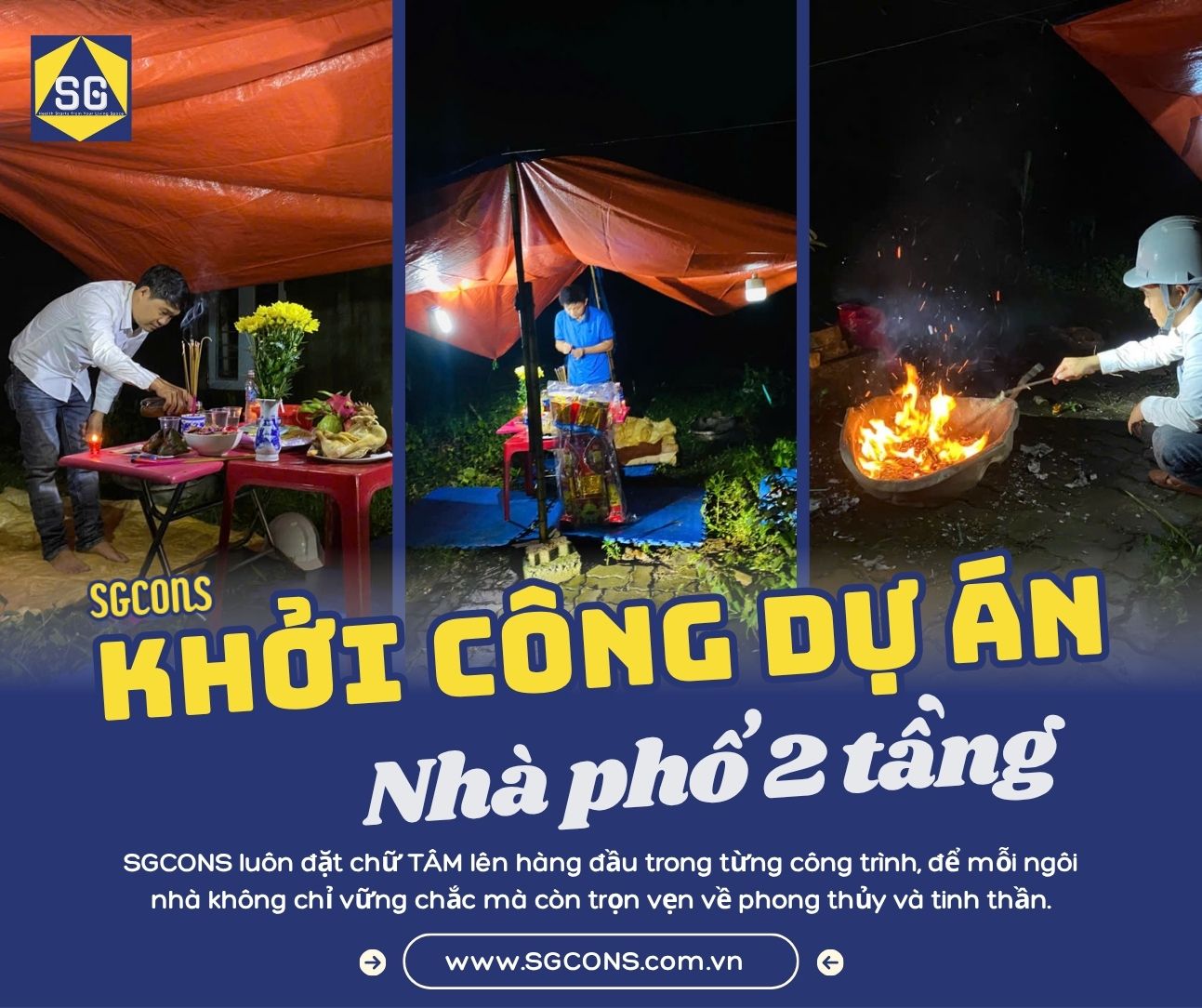  SGCONS động thổ khởi công công trình mới tại Hòa Khánh, Đà Nẵng