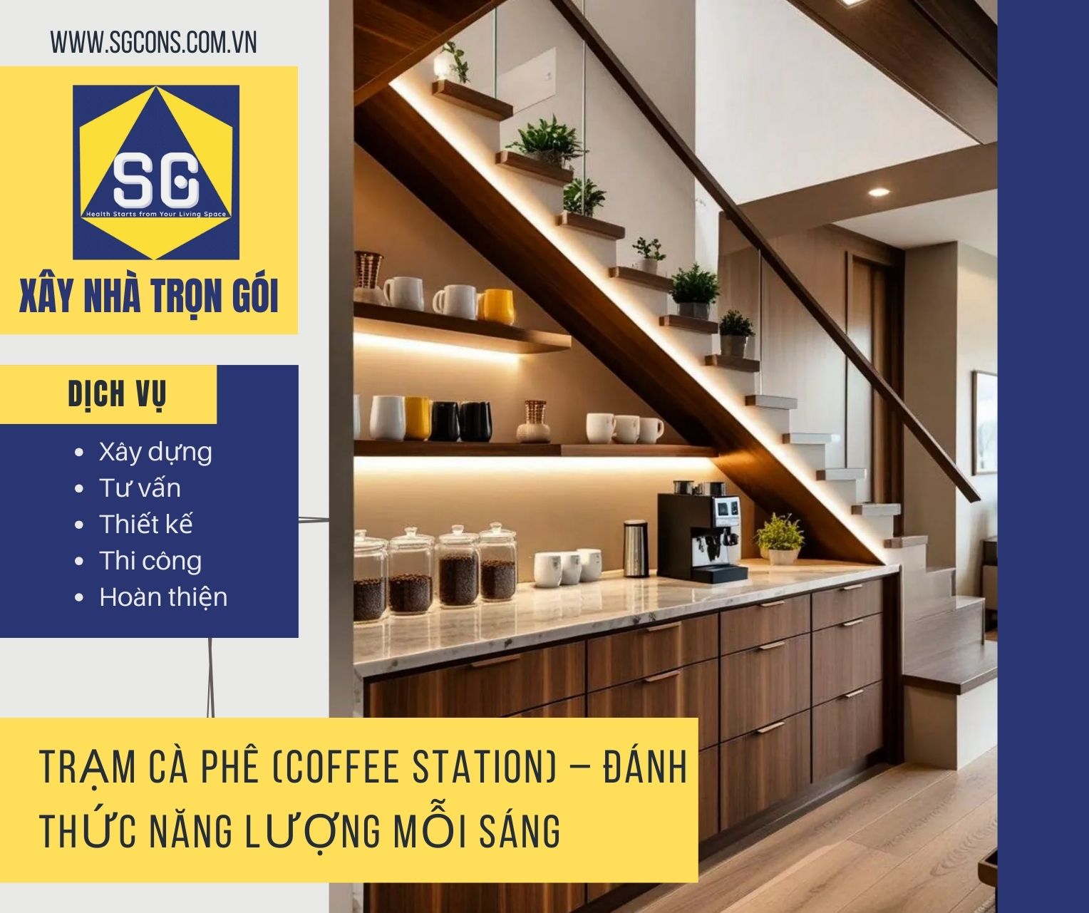 Trạm cà phê (Coffee Station) – Đánh thức năng lượng mỗi sáng