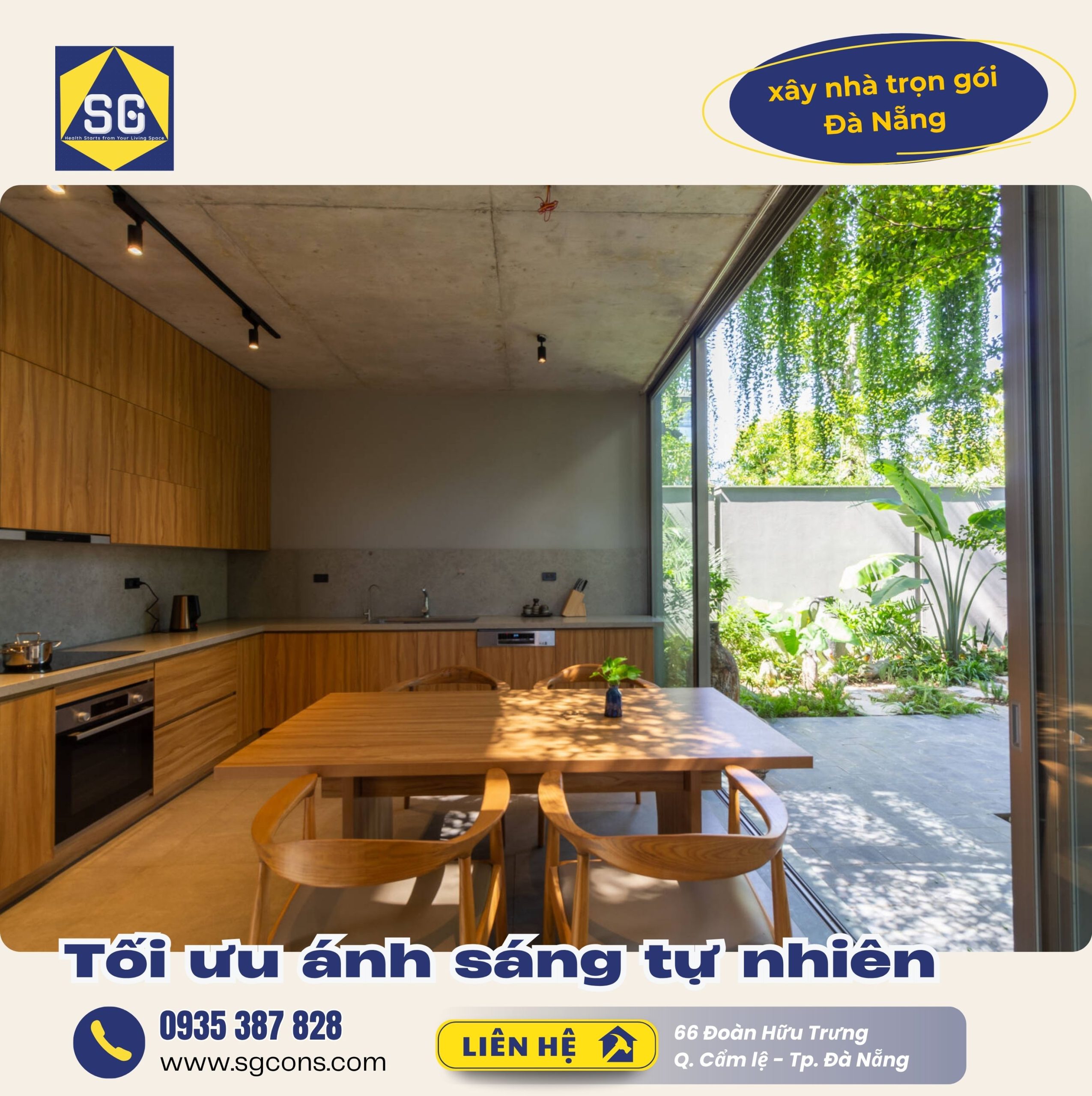 Tối ưu ánh sáng tự nhiên tuyệt đối