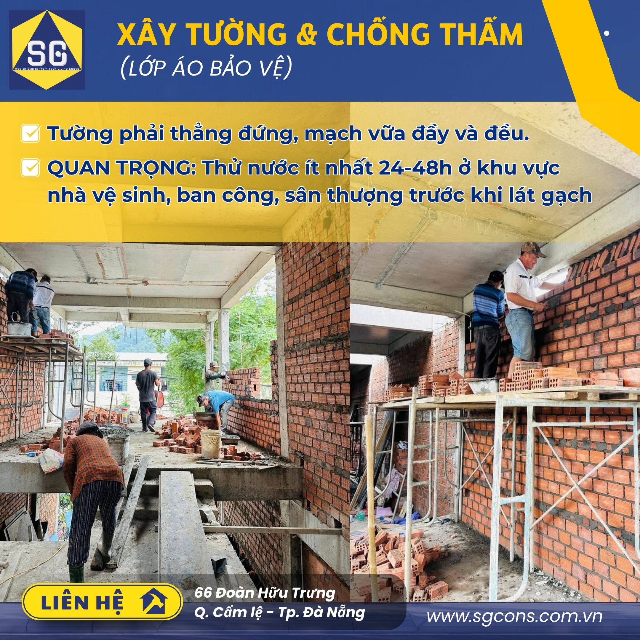Xây Tường & Chống Thấm