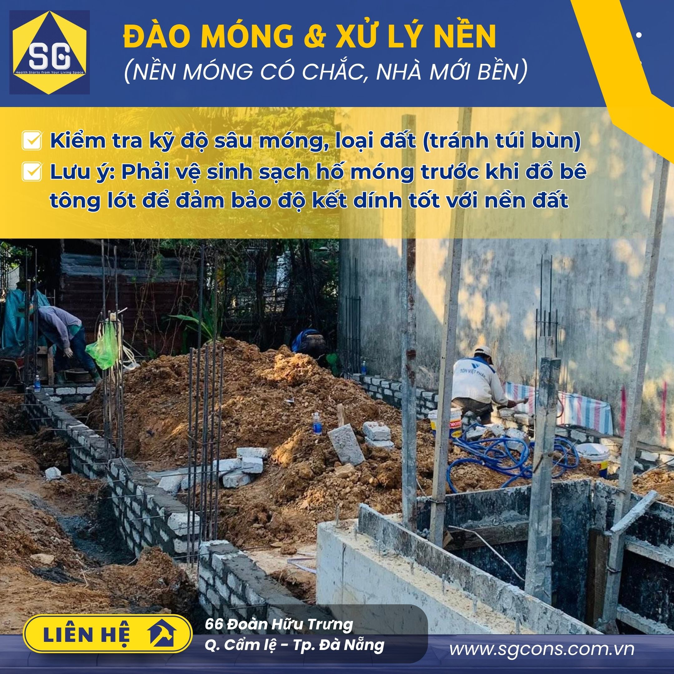 Đào Móng & Xử Lý Nền