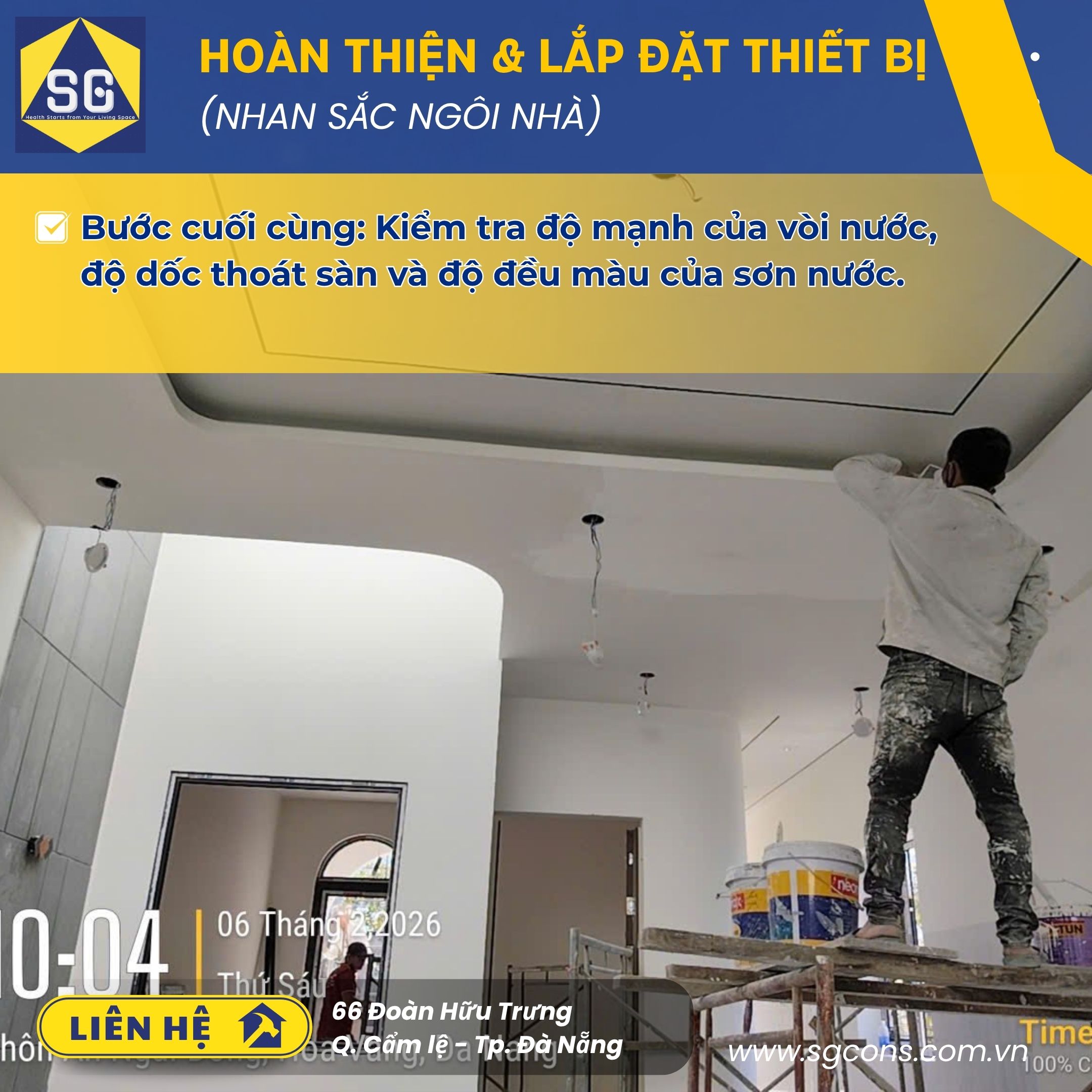 Hoàn Thiện & Lắp Đặt Thiết Bị