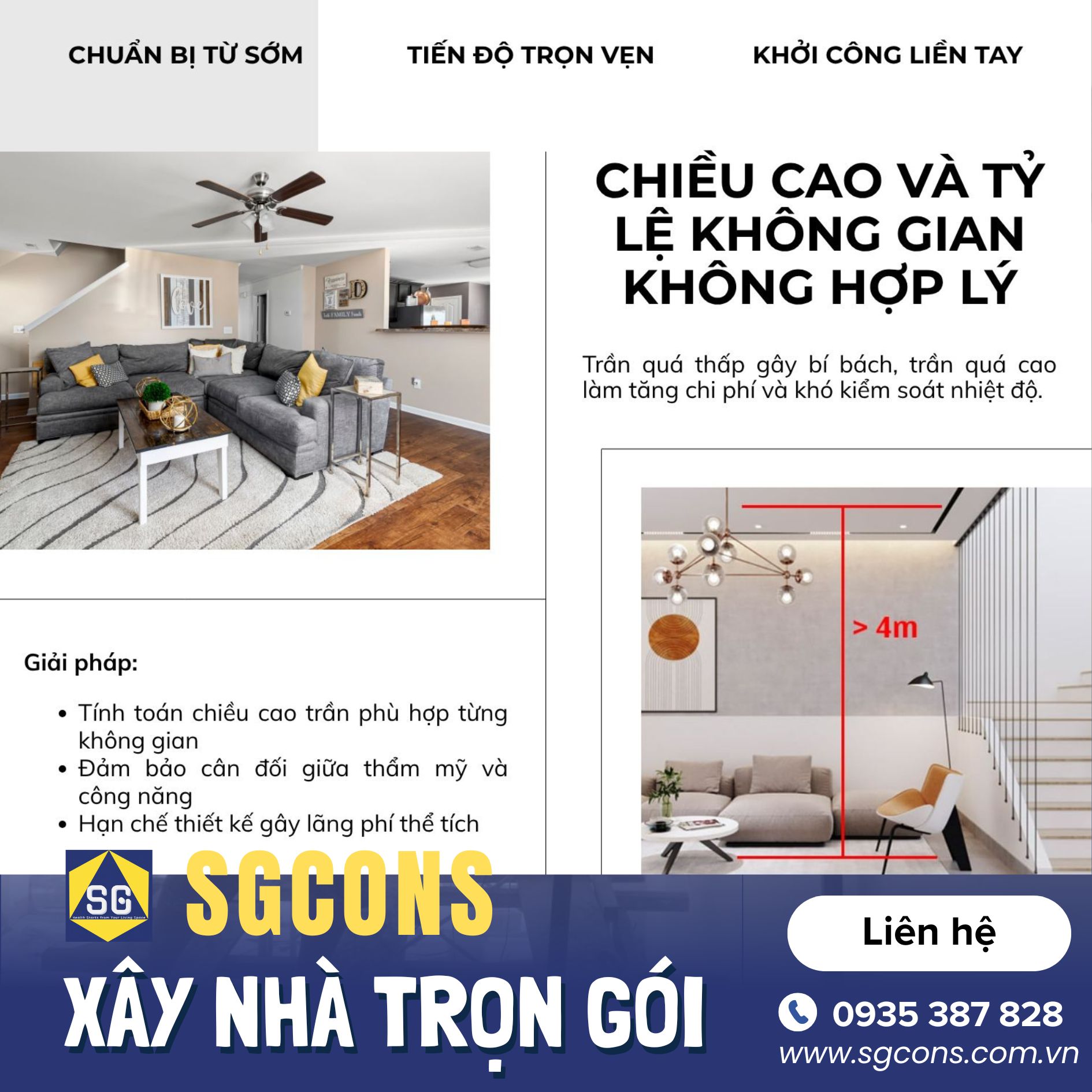 Chiều Cao Và Tỷ Lệ Không Gian Không Hợp Lý