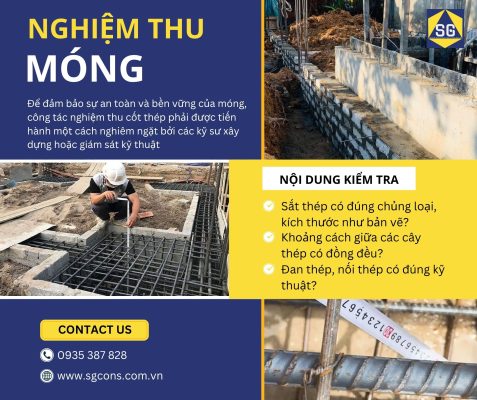 Quy trình nghiệm thu móng